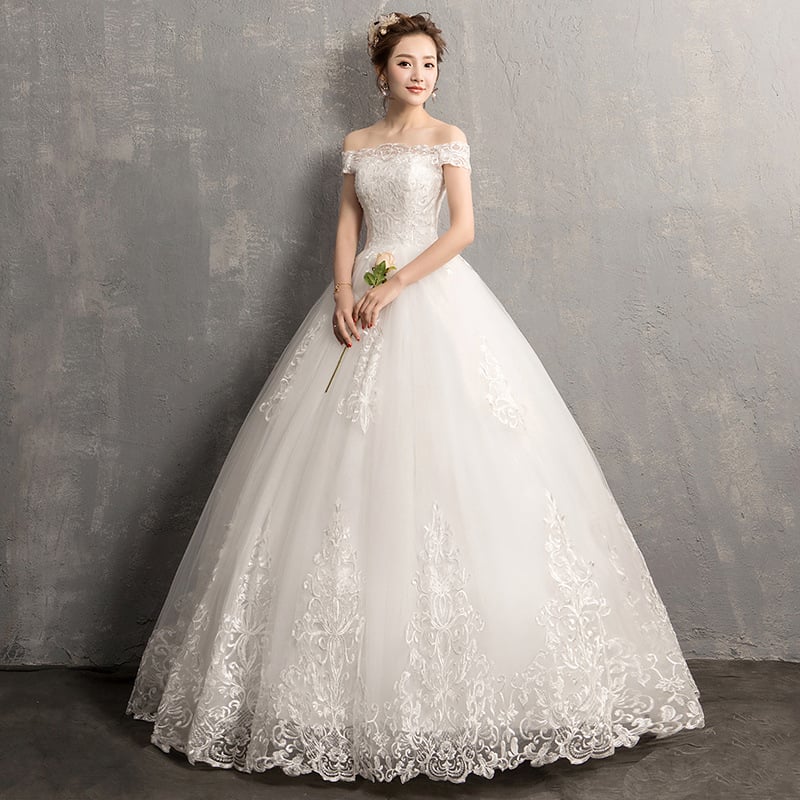 Rochie de mireasă Light Forest, 2025, cu un umăr, lungă, în stil K, slimming de vis, rochie maternitate