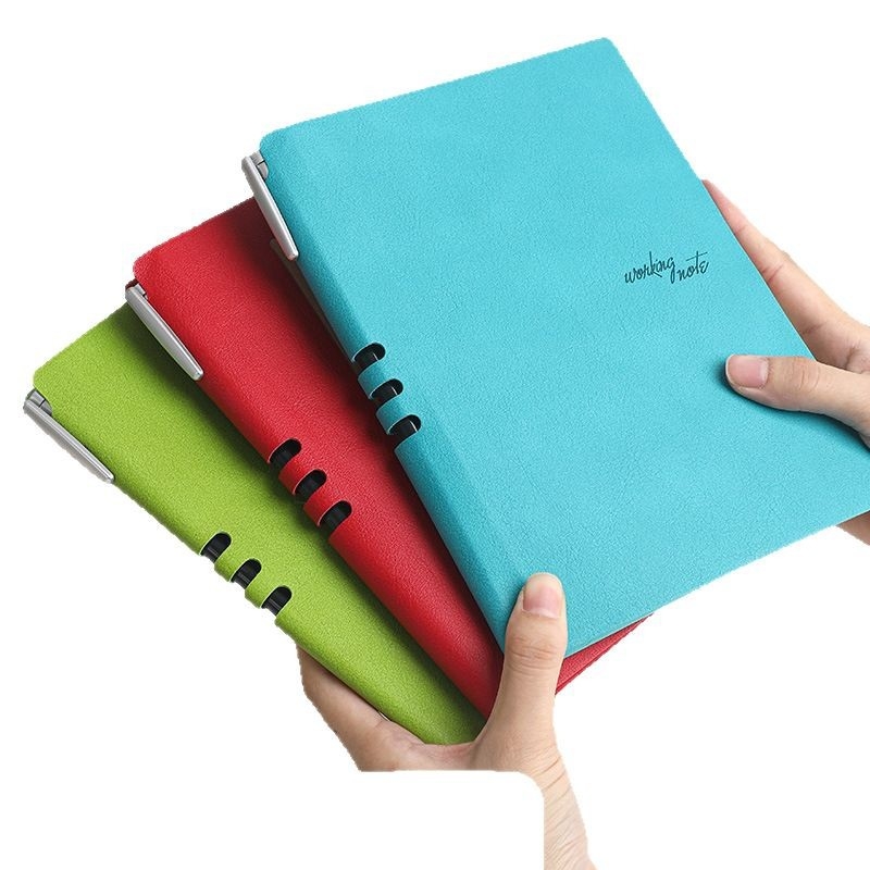 Xitong 923 Caiet de afaceri cu secțiuni color codificate, notițe pentru întâlniri, papetărie de birou, stil simplu și proaspăt