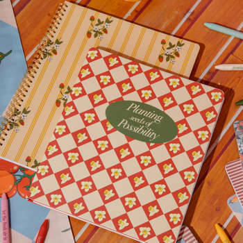 Jurnal spiral personalizat de stil retro pentru studiu și planificare, A5 planner