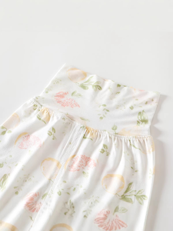 Set pijamale de vară pentru copii, unisex, ușor, viscose, mâneci 3/4, guler rotund, umeri pliati, modele: animale, dungi, desene, Avatar, litere, flori