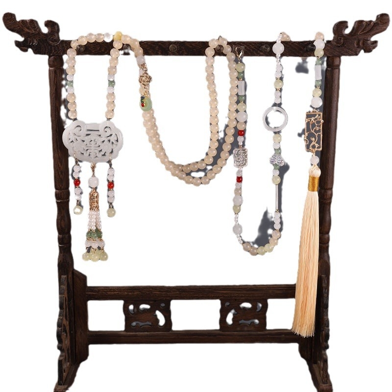 Colier handmade în stil Ming pentru Hanfu, cu motiv nor pe spate – bijuterii în stil chinezesc