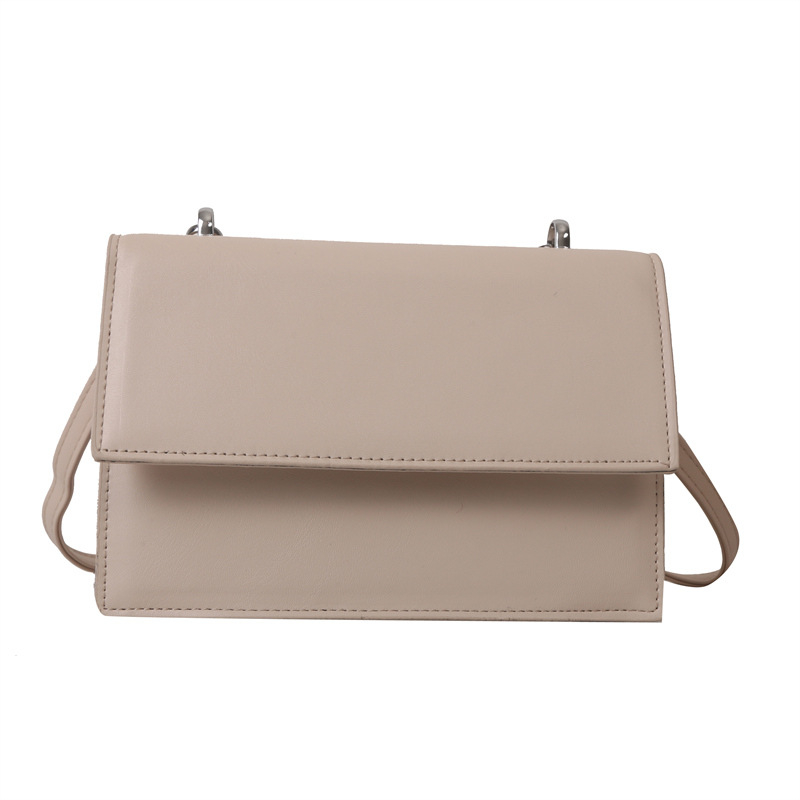Geantă de damă mică, pătrată, culoare solidă, cu curea de umăr - PU, crossbody, iarnă 2023