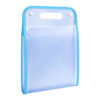 Dosar acordeon portabil pentru studenți și documente de birou, 13 compartimente, 240x360 mm, material PP