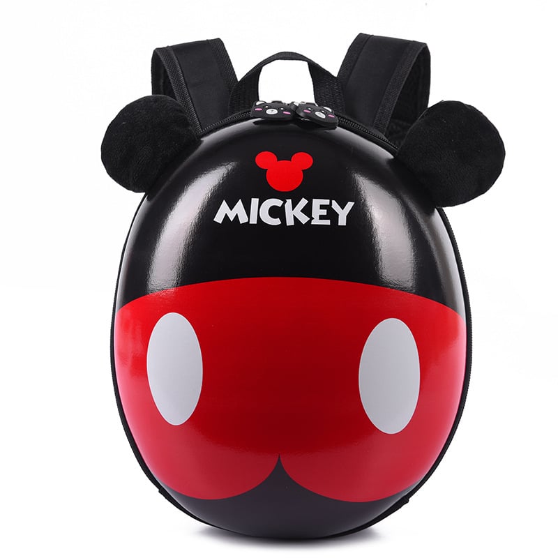 Rucsac desen animat pentru grădiniță, anti-pierdere, pentru copii 2–6 ani, design Mickey Ladybug, rucsac cu husă rigidă