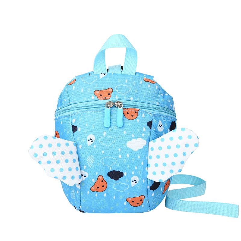Rucsac pentru copii cu desene animate, stil coreean, mic, unisex, cu lesă de siguranță