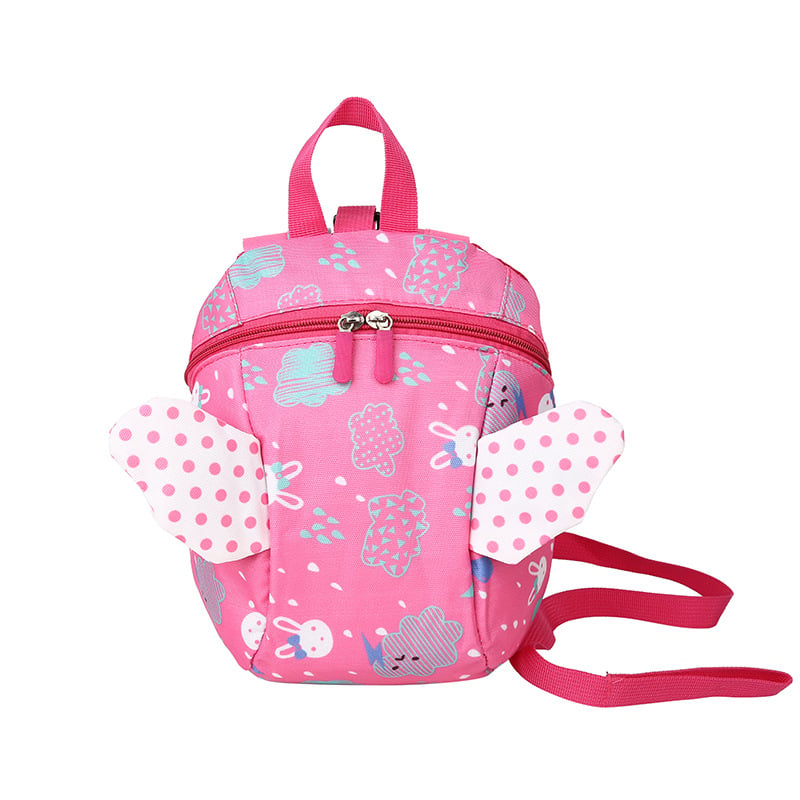 Rucsac pentru copii cu desene animate, stil coreean, mic, unisex, cu lesă de siguranță