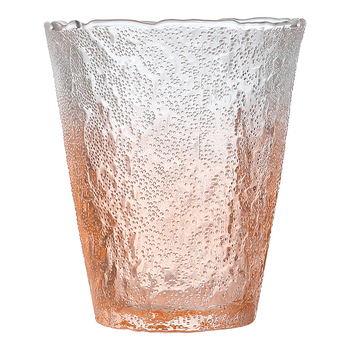 Pahar de cocktail din sticlă în stil japonez, textură de scoarță, sticlă glaciară, pahar gros pentru cafea, potrivit pentru apă și ceai de fructe, capacitate 201-300 ml