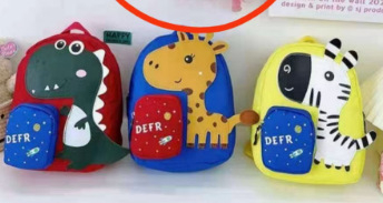 Rucsac pentru grădiniță pentru copii 2–6 ani, din pânză ușor, anti-pierdere, stil modern