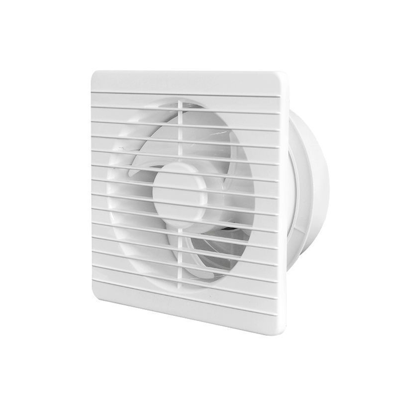 Ventilator de evacuare pe perete pentru baie și bucătărie, rotund, puternic, funcționare silențioasă