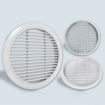 Lamă de ventilație din aliaj de aluminiu/ABS, ușă grilă cu strat simplu și strat dublu, balama, ieșire aer și aer de retur