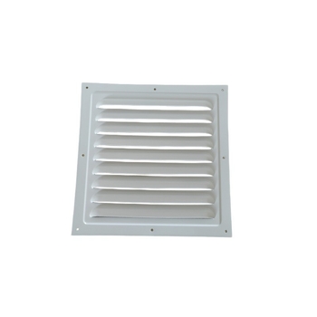 Ventil cu lame din aliaj de aluminiu pentru perete exterior, protecție la ploaie și plasă împotriva insectelor
