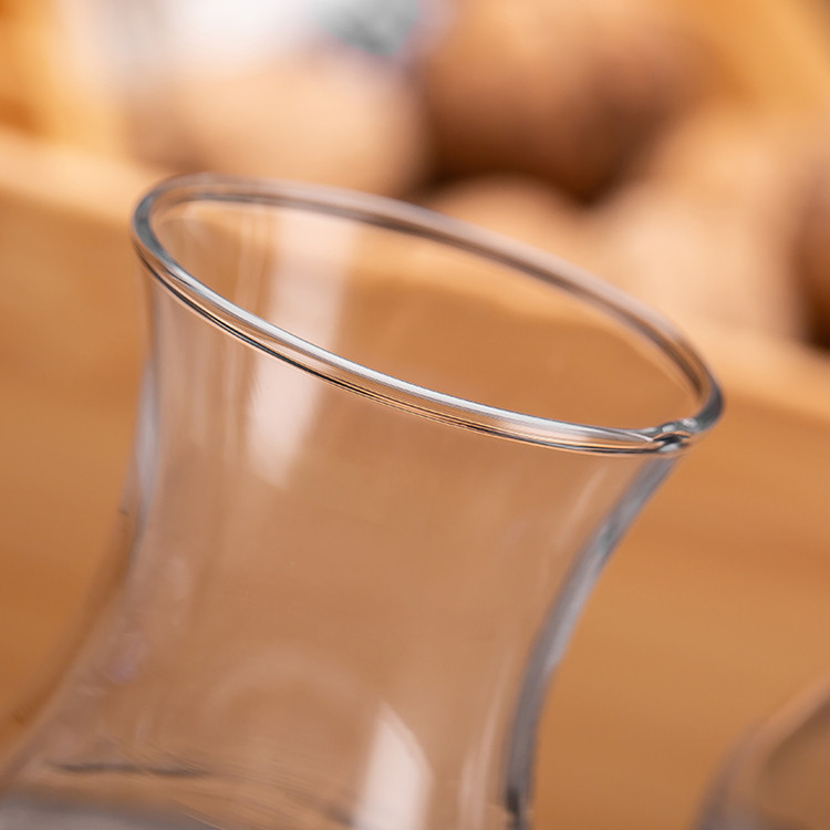 Decantor din sticlă pentru băuturi spirtoase cu logo personalizabil