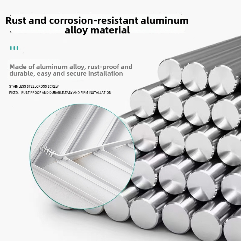 Difuzor pentru aer din aliaj de aluminiu, design minimalist, lamele reglabile, gură de retur pătrată pentru climatizare centrală