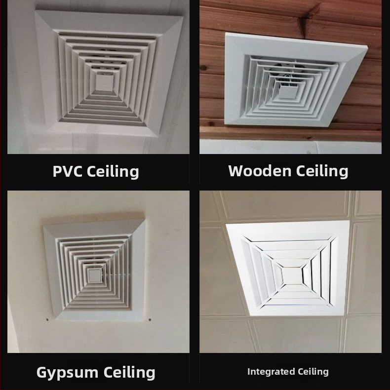 Stropný odsávací ventilátor Northern Fir DDPQS01070 do kúpeľne a kuchyne, tichý a výkonný