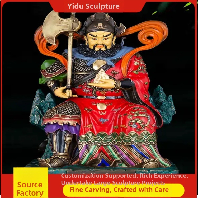Socha boha hôr z liatej medi, socha boha ohňa, socha boha zeme, boh hôr Bodhisattva, socha Budhu z čistej medi