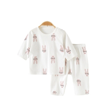 Set de vară pentru bebeluți, din bumbac 100%, două piese, unisex, drăguț