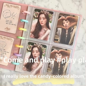 RINGNOTE Idol Star Album – 3-palcový polaroidový album s voľnými listami pre fanúšikov