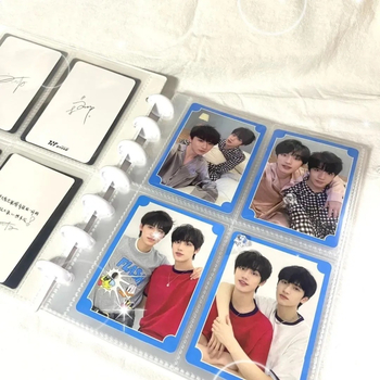 RINGNOTE Album idol cu carduri Polaroid de 3 inch – album foto cu pagini detașabile pentru colecționari fani