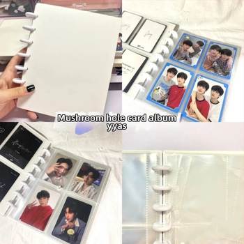 RINGNOTE Idol Star Album – 3-palcový polaroidový album s voľnými listami pre fanúšikov