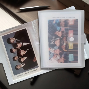 Album foto vertical din PP transparent mat, 6 inch, pentru depozitare de cărți poștale, album memorial, DIY