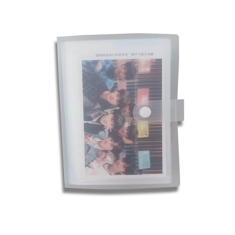 Album foto vertical din PP transparent mat, 6 inch, pentru depozitare de cărți poștale, album memorial, DIY
