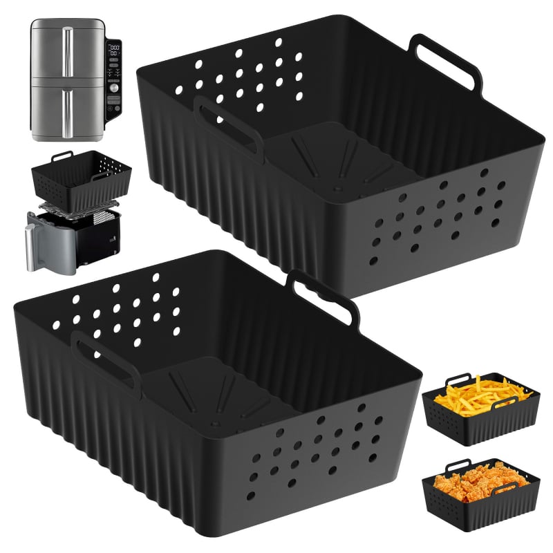 Tavă de copt din silicon cu ventilație pentru Ninja SL400UK/SL401 air fryer