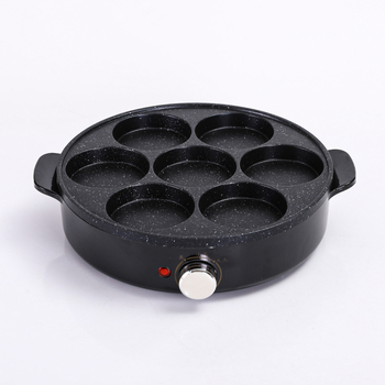 Elektronikus tapadásmentes grill-serpenyő kereskedelmi és otthoni használatra, mini serpenyő reggelire, tojás és hamburger, multifunkcionális