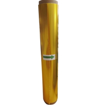 Folie dublu-strat aurie din aluminiu pentru ambalare decorativă a alimentelor – folie de aluminiu pentru platouri reci de hotel, ornamente din jad