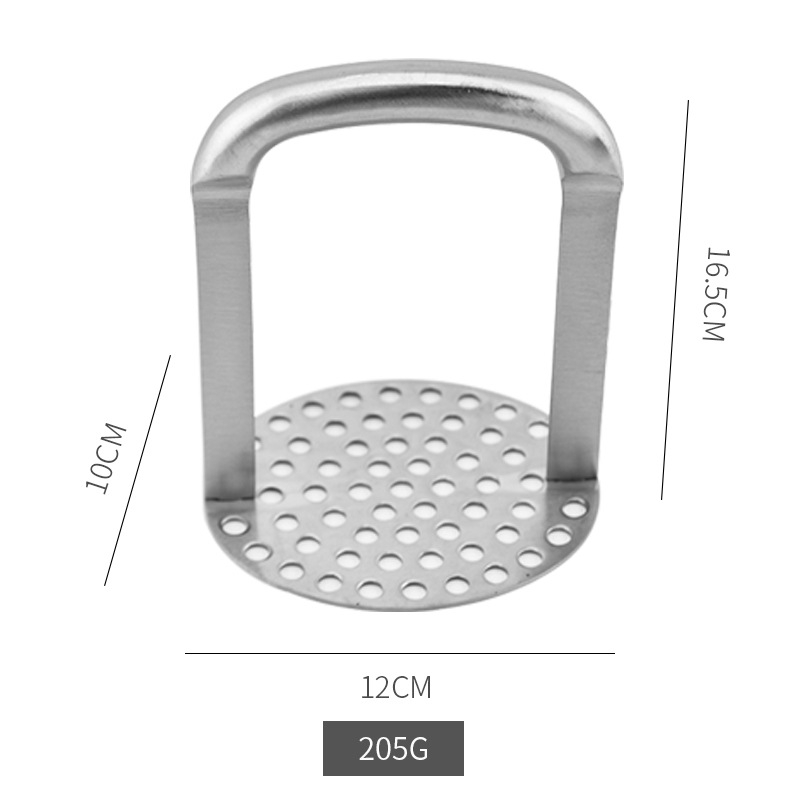 Zdrobitor de cartofi din oțel inoxidabil — zdrobitor manual pentru piure de bebeluși, uz casnic