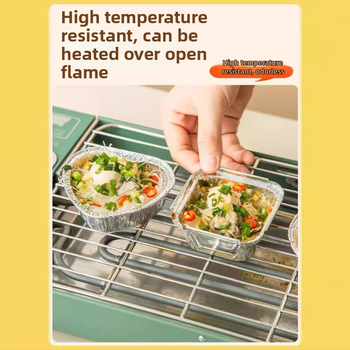 Cupe reutilizabile din folie de aluminiu pentru friteuză cu aer, ideale pentru coacerea tartelor cu ou, stridii și grătar, recipiente din folie de aluminiu pentru cuptor, en gros