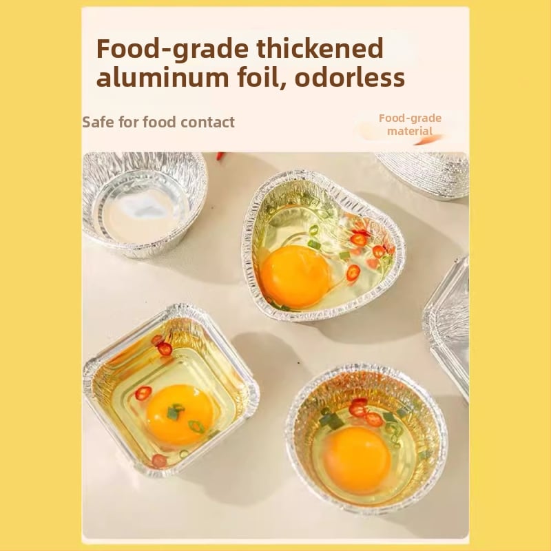 Cupe reutilizabile din folie de aluminiu pentru friteuză cu aer, ideale pentru coacerea tartelor cu ou, stridii și grătar, recipiente din folie de aluminiu pentru cuptor, en gros