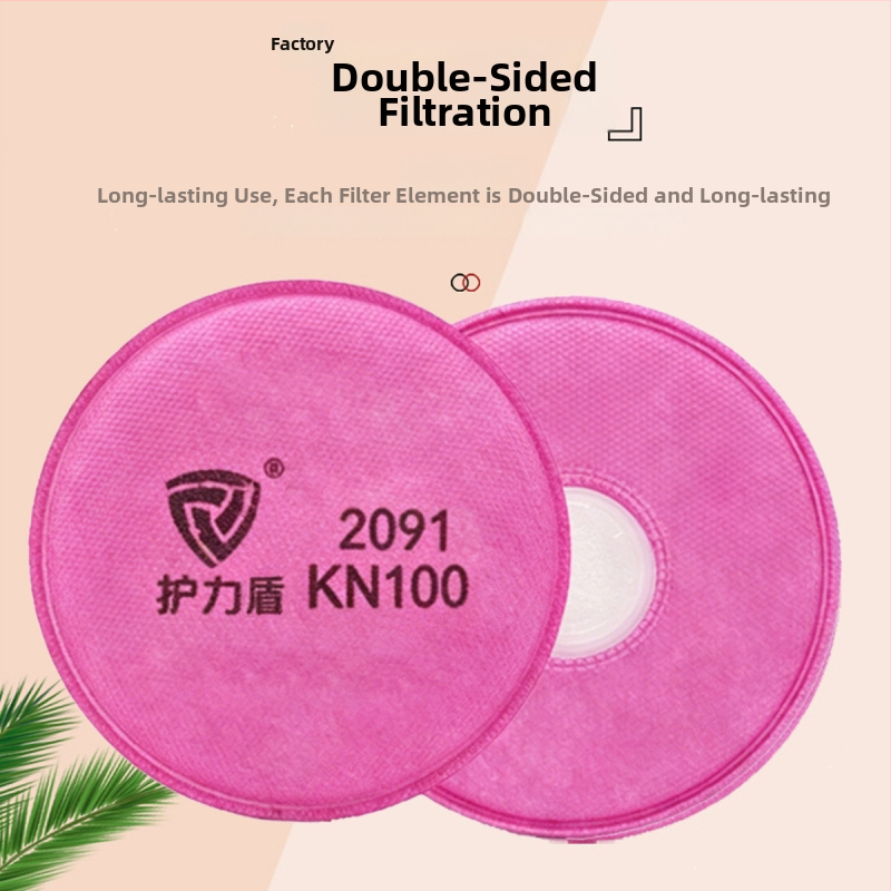 Bavlnený filter s aktívnym uhlím ekvivalentný 3M pre protiprachovú a plynovú masku, P1, kompatibilný s maskami 6200/6800/7502, materiál z mikrovlákna