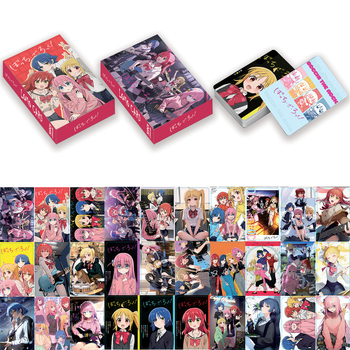 Set în cutie cu 30 de carduri LOMO bidirecționale pentru anime, carduri HD, semne de carte și felicitări