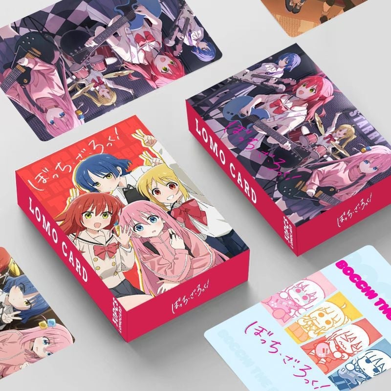 Set în cutie cu 30 de carduri LOMO bidirecționale pentru anime, carduri HD, semne de carte și felicitări