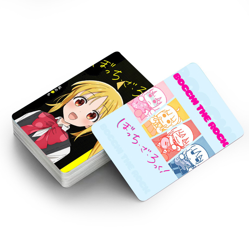 Set în cutie cu 30 de carduri LOMO bidirecționale pentru anime, carduri HD, semne de carte și felicitări
