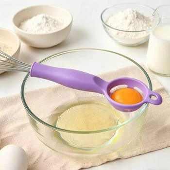 Tojásfelverő és fehérje-szeparátor kézi eszköz — multifunkcionális konyhai mixer sütéshez