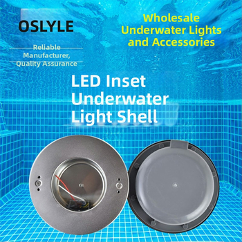 Lumină LED pentru exterior din oțel inoxidabil pentru piscină și fântână, iluminare submersibilă cu carcasă încorporată și accesorii