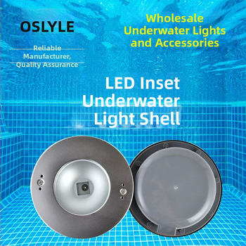 Lumină LED pentru exterior din oțel inoxidabil pentru piscină și fântână, iluminare submersibilă cu carcasă încorporată și accesorii