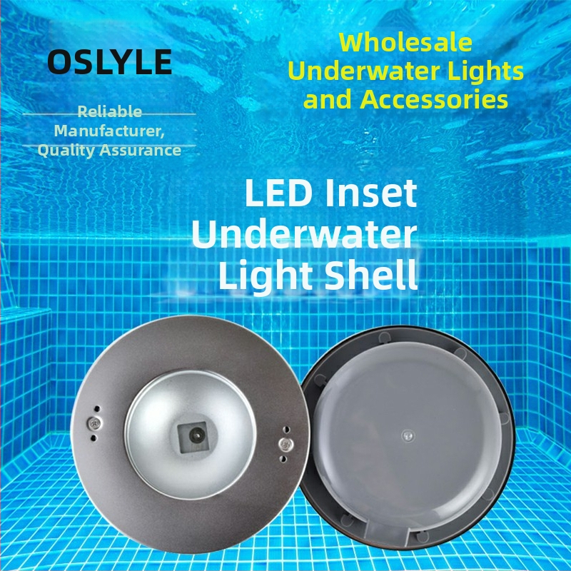 Lumină LED pentru exterior din oțel inoxidabil pentru piscină și fântână, iluminare submersibilă cu carcasă încorporată și accesorii