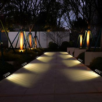 Lampa solară de perete pentru colț, iluminare ambientală exterioară cu efect de spălare a zidului, IP65, carcasă din plastic, 3000K, LED cu 2/4/6/8/10 diode.
