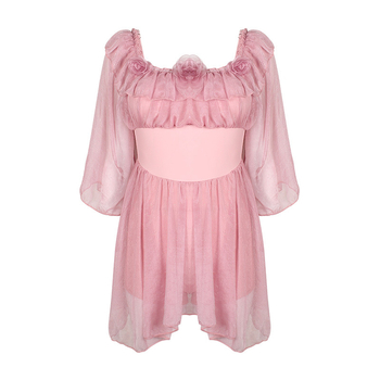 Costum de baie familial mamă-fiică, stil conservator, plus size, fustă, siluetă atrăgătoare, potrivit pentru izvoare termale, model nou