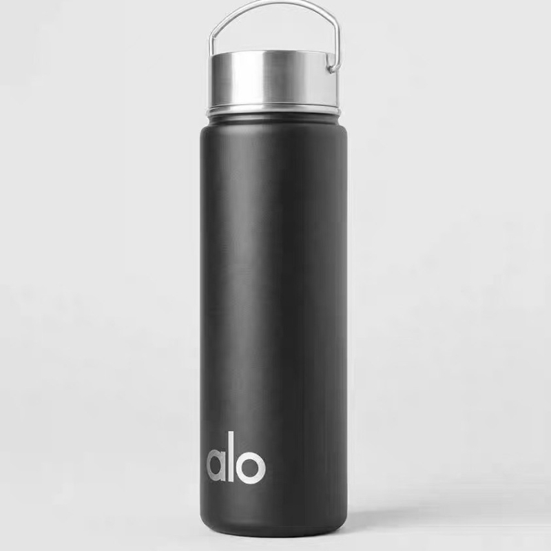 Alo 720 ml cană izolată din oțel inoxidabil, cu mâner portabil, pentru utilizare în aer liber