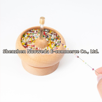 Unealtă DIY pentru așezarea mărgelelor – 10 cm, din lemn masiv, manual