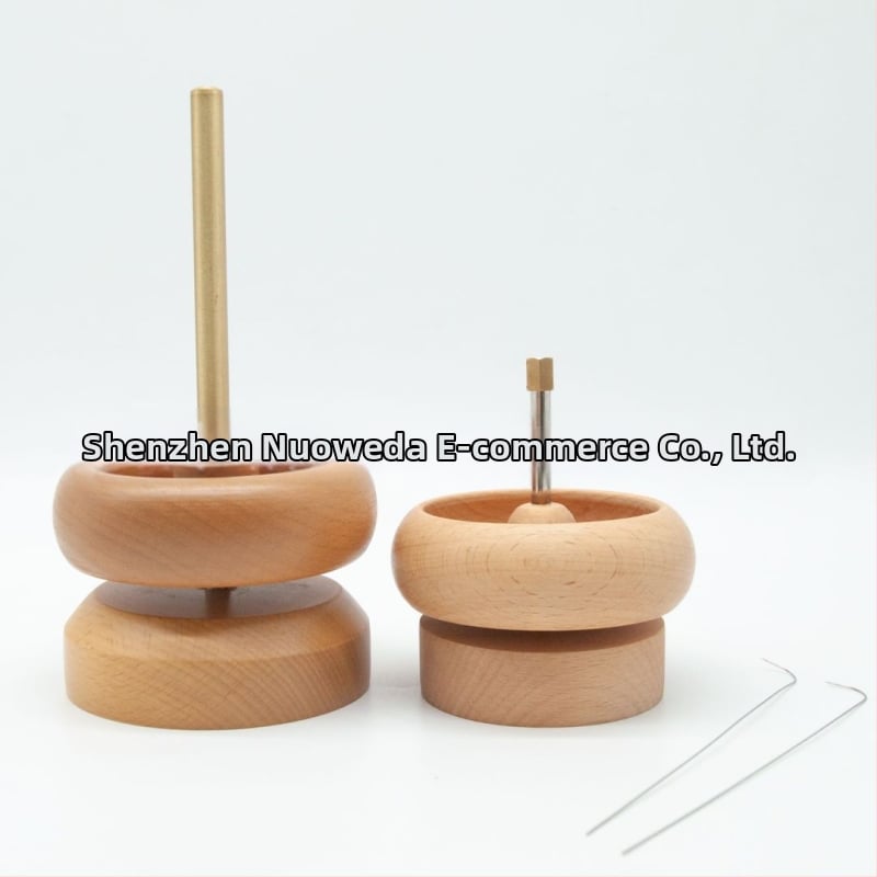 Unealtă DIY pentru așezarea mărgelelor – 10 cm, din lemn masiv, manual