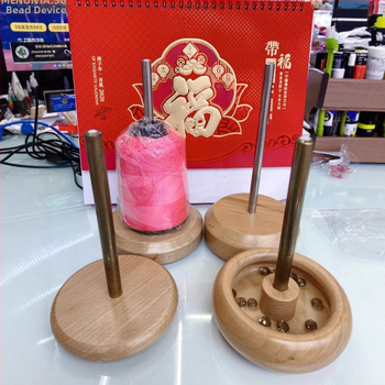Mașină de mărgele din lemn C641280 – instrument DIY manual pentru înșirarea mărgelelor rapidă