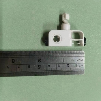 Set rolete cu cârlige pentru perdele verticale, 10 bucăți, PVC, alb