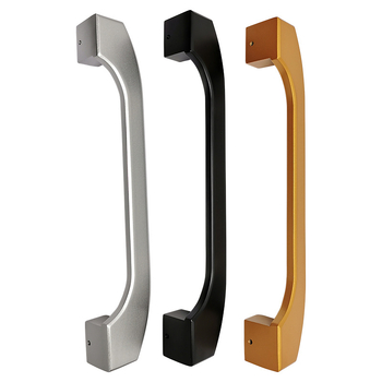 Mâner pentru ușă glisantă 400 mm - aliaj de aluminiu, finisaj auriu, montaj pe suprafață, design modern