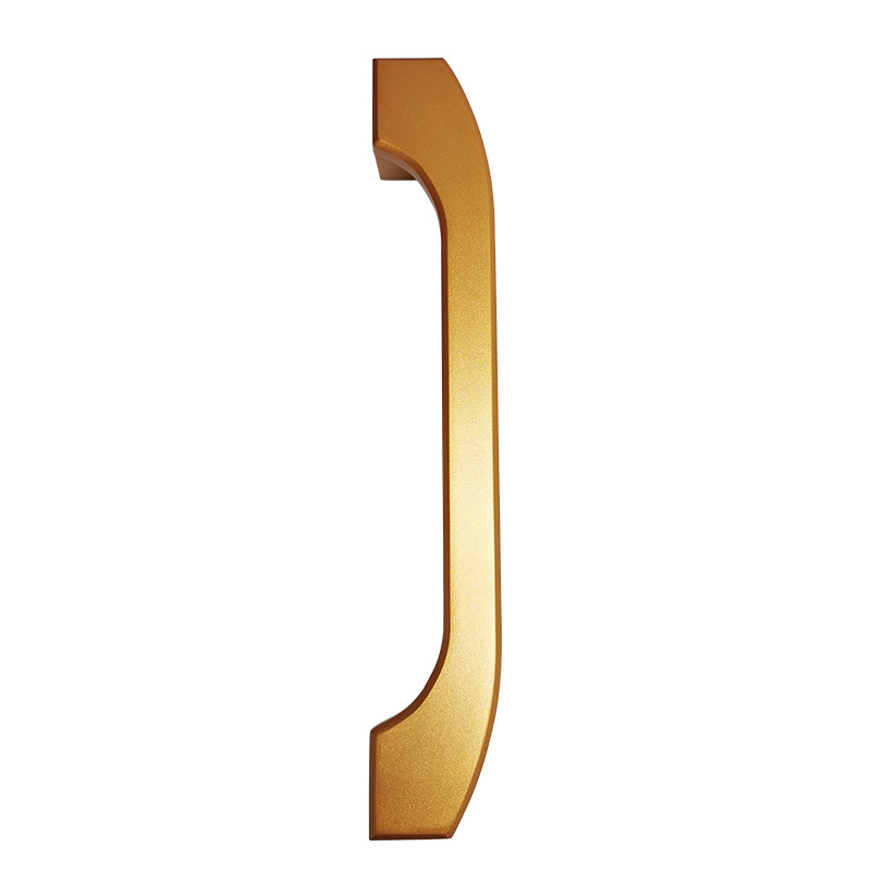 Mâner pentru ușă glisantă 400 mm - aliaj de aluminiu, finisaj auriu, montaj pe suprafață, design modern