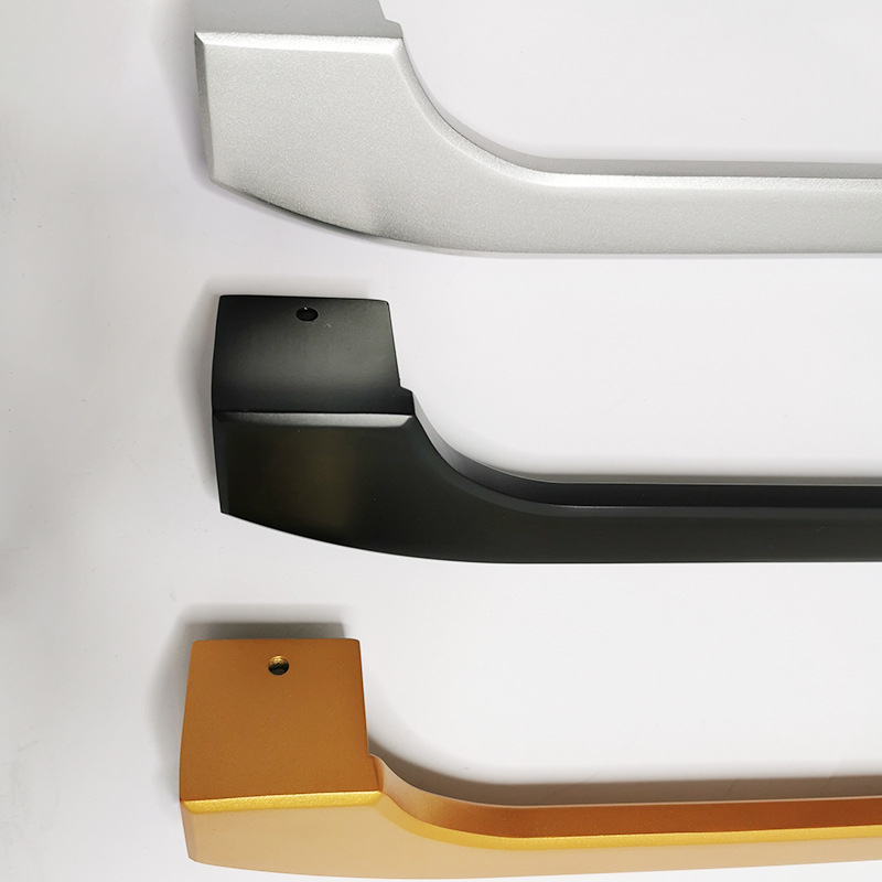Mâner pentru ușă glisantă 400 mm - aliaj de aluminiu, finisaj auriu, montaj pe suprafață, design modern