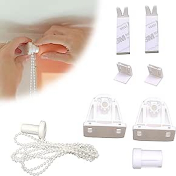 Set din 8 piese pentru cap de control pentru rulouri de 17 mm, lanț cu mărgele și accesorii de 2 m